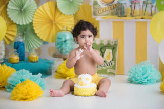 First Birthday Cake Smash Shipra Amit Photography